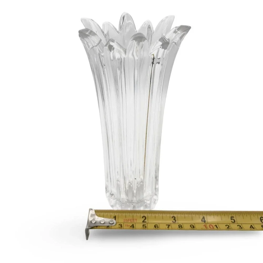 Vintage Mikasa Florita Lead Crystal Bud Vase 6.5